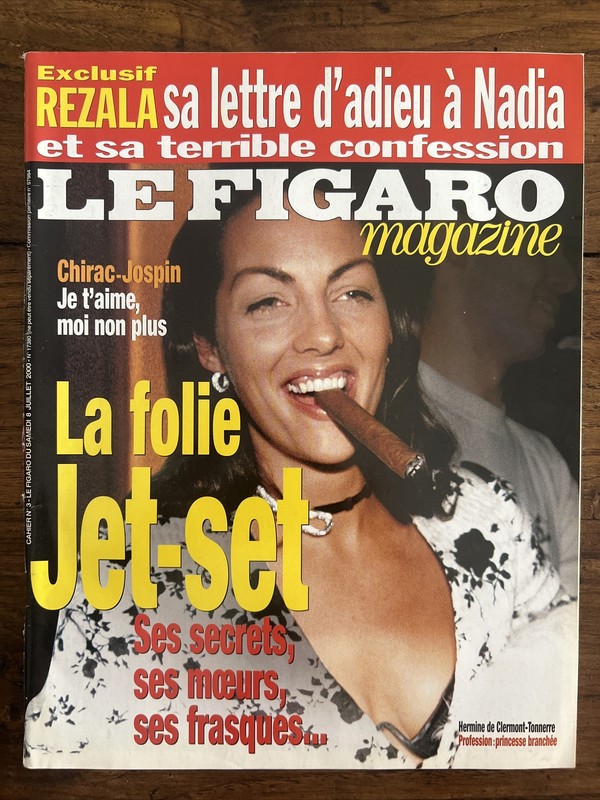 Figaro Magazine Juil 2000 - Jet Set Hermine Clermont Tonnerre - Sid Ahmed Rezala