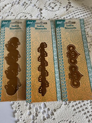 Joycrafts*3* India Prägeschablonen 6001/0072*6001/0064**001/0065*Zug. Stampin UP