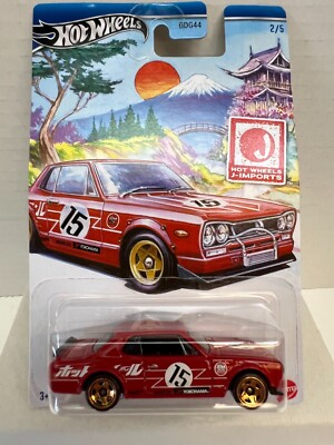 NIP 2024 Hot Wheels J-Imports Series Nissan Skyline HT 2000GT-X 2/5 Red