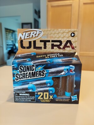 NERF Ultra Sonic Screamers 20 Dart Refill Pack Whistling Ammo Bullets