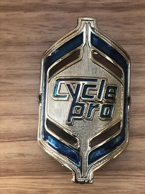 old school bmx Black Chrome highlight Head badge Crossrider
