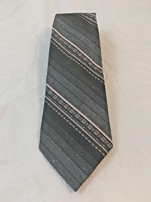 Carlo Mantini Shades Of Black With Small Pinkish Flowers. Very Classic