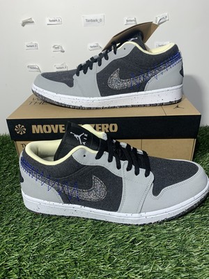 Nike Air Jordan 1 Low SE AJ1 Crater Recycled Black Grey White Men's Size  12のeBay公認海外通販｜セカイモン