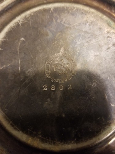 Quadruple plate  victor Silver Serving Dish With Lid