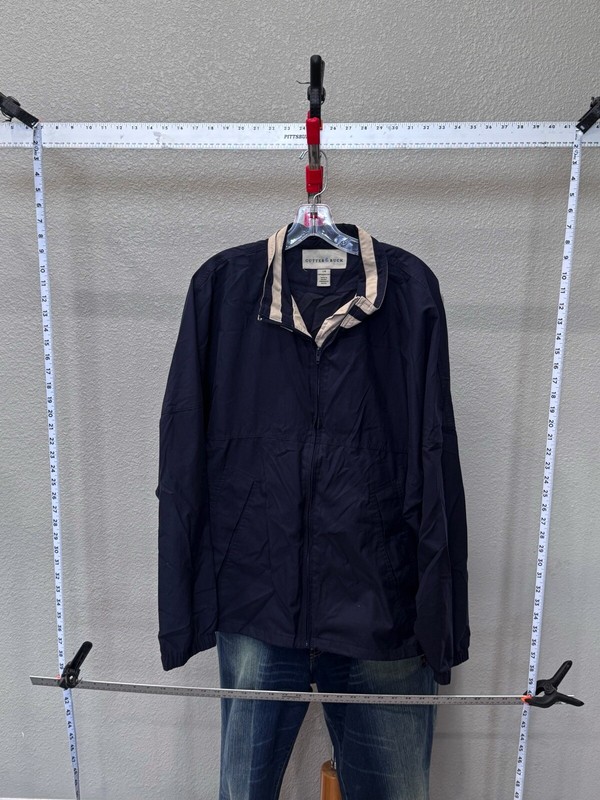 Cutter & Buck Zippered Windbreaker SWEATER Navy Large L | eBay