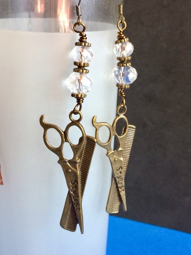Stylist Charm Earrings With Shiny Austria Crystals