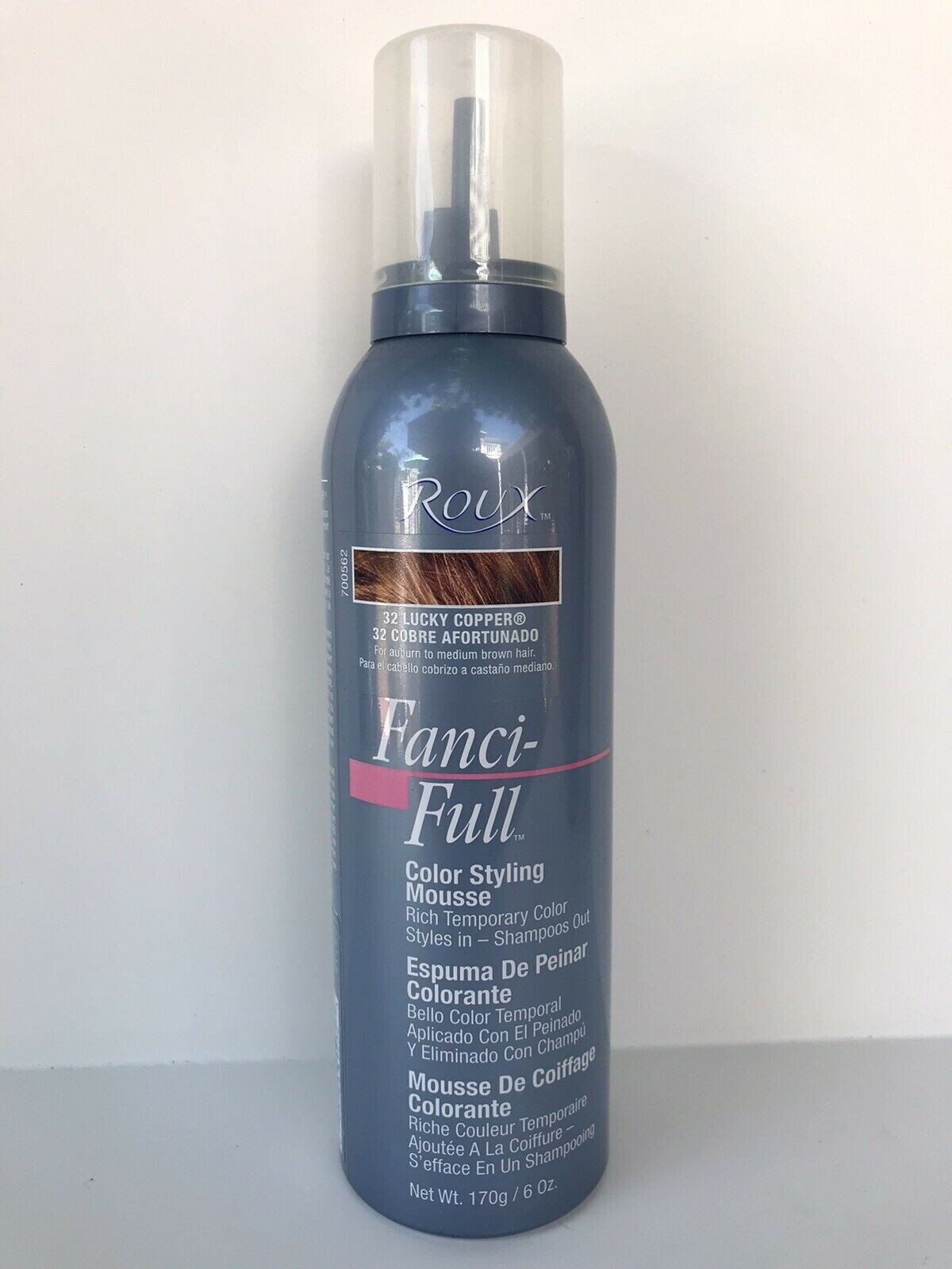 Roux Fanci-Full Color Styling Mousse 32 Lucky Copper  6 oz  Fast