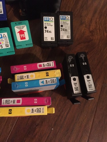 HP INK cartridge Lot of 32 EMPTY Used HP95 Hp98 564XL HP 564 Hp 75 74xl