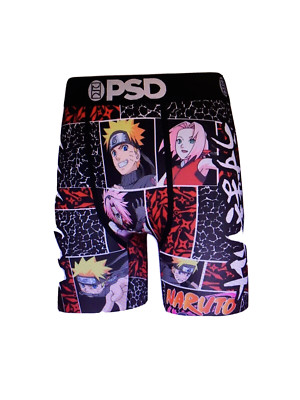 NARUTO DUD  Underwear (PSD) Boxer Briefs Men's Size S 28-30 NWT