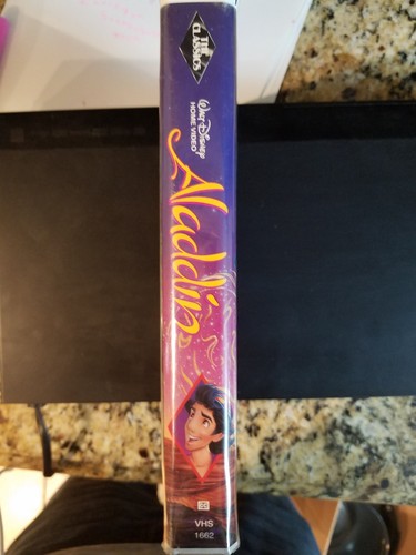 Walt Disney Black Diamond Classic Aladdin - Collectors Item - VHS Tape