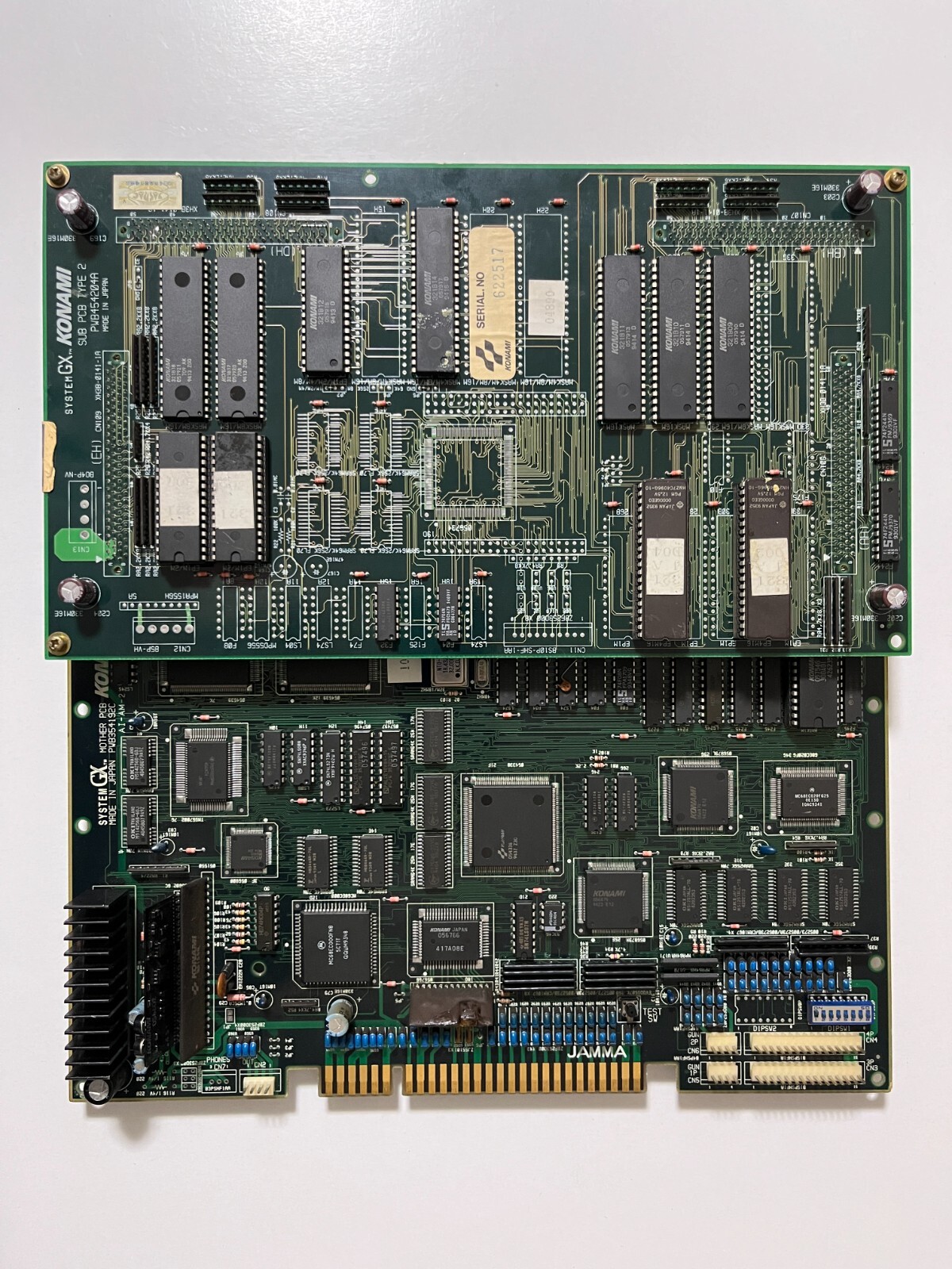 Gokujou Parodius Konami System GX Arcade Game JAMMA PCB Gokujou Parodius Konami System GX Arcade Game JAMMA PCB