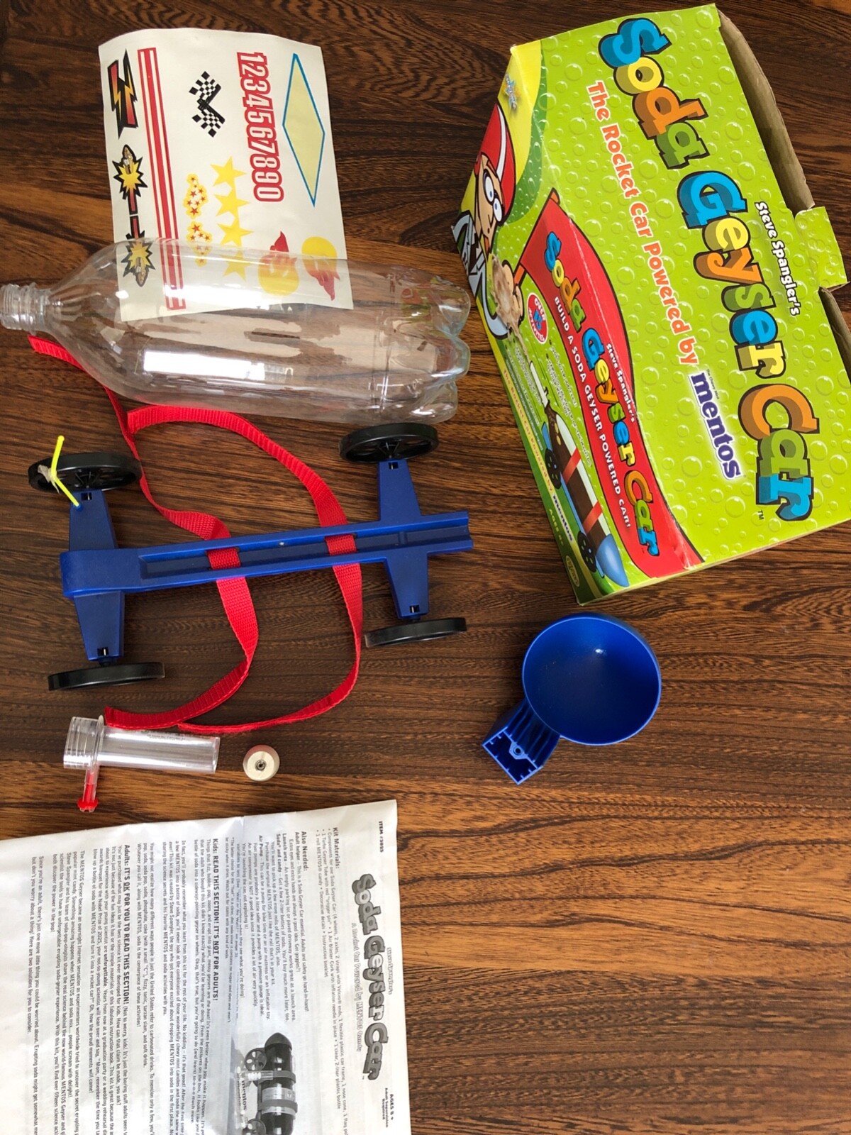 soda geyser car mentos rocket car science