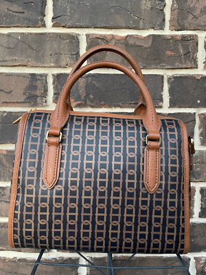 NWT Fossil Williamson Satchel Multi Brown bag ZB1913914