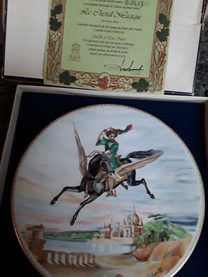 Le Cheval Magique Collector's Plate by Haviland Limoges MIB 1979