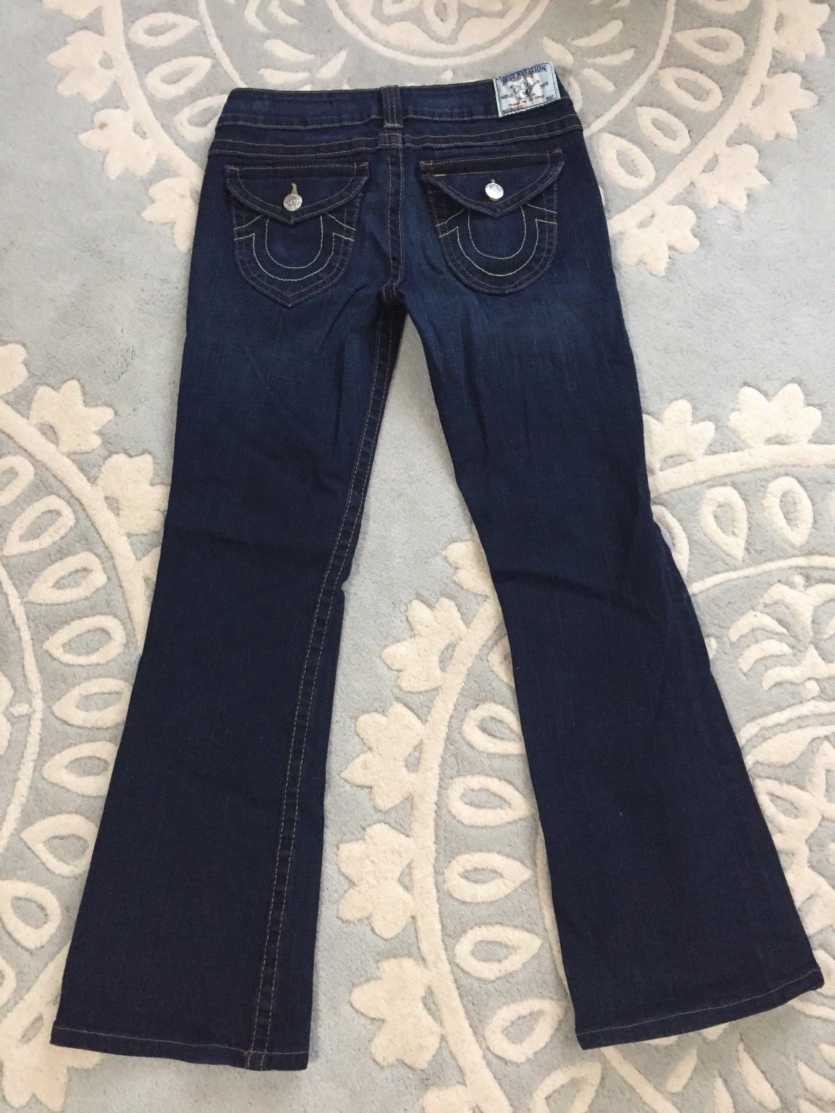 True Religion Becky Boot Cut Dark Denim Jeans 29 X 29.5