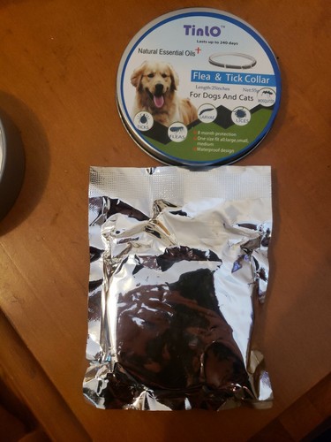 TINLO FLEA AND TICK COLLAR DOG AND CATS  8 MONTH PROTECTION