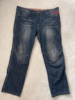Lindstrands STR Motorcycle Motorbike  jeans Mens EU 50 Short