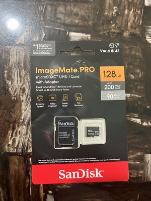 SanDisk ImageMate Pro 128GB UHS Speed Class 1 Memory Card SDSQXBZ-128G-AWCKA