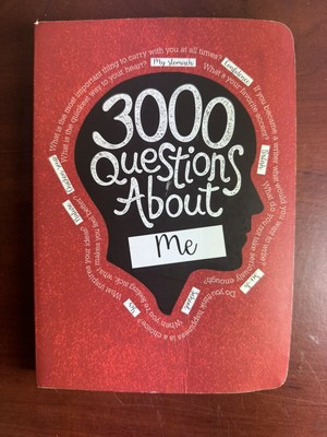 3000 Questions About Me Activity Journal  Piccadilly