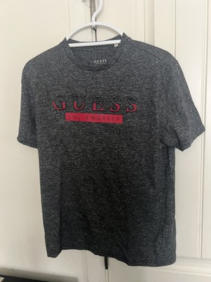 Men's Guess Los Angeles Vanness Crew Neck Hologram Logo Cotton Casual T-Shirt