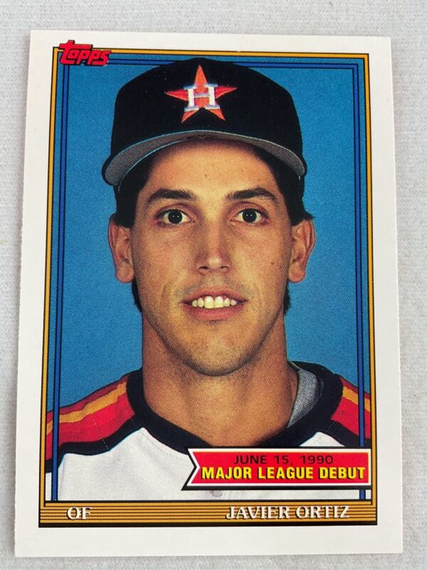 1990 Topps Major League Debut Card #119-Javier Ortiz 1990 Topps Major League Debut Card #119-Javier Ortiz