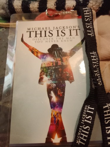 Michael Jackson THIS IS lT ワーキングパス　貴重⭐️ Michael Jackson THIS IS lT ワーキングパス 貴重