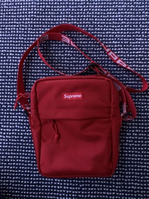 supreme duffle bag ss18 red