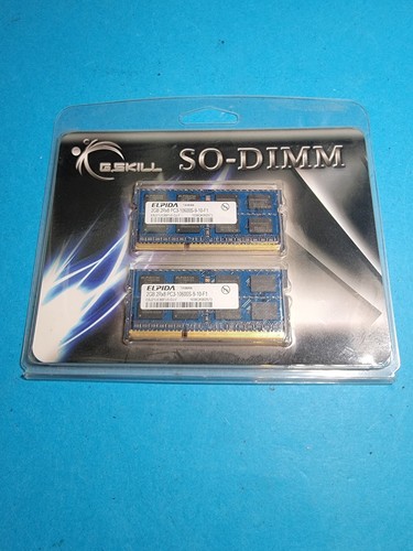 2x Elpida 2GB Memory Ram 2RX8 PC3 10600S-9-10-F1 2x Elpida 2GB Memory Ram 2RX8 PC3 10600S-9-10-F1