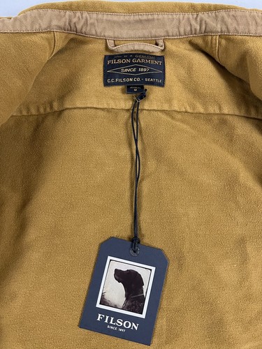 Pre-owned Filson Beartooth Camp Jacket Golden Brown Multi Stripe M In Multicolor