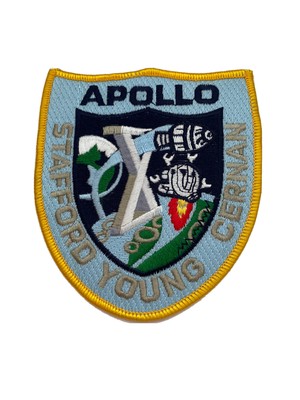 APOLLO 10 Fully Embroidered PATCH 4 1/4'' NASA