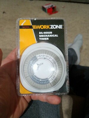 WORK ZONE 24 HOUR MECHANICAL TIMER