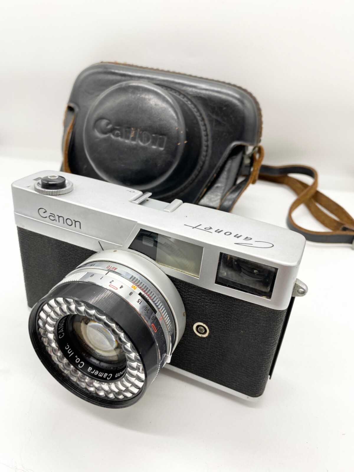 Canon Canonet Lens SE 45mm f/1.9 付き 985456 Canon Canonet w/ CANON LENS SE 45mm 1:1.9 from JAPAN