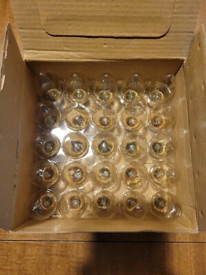 25 C9 Clear Transparent Warm White Replacement Bulbs Christmas, Holiday, Wedding