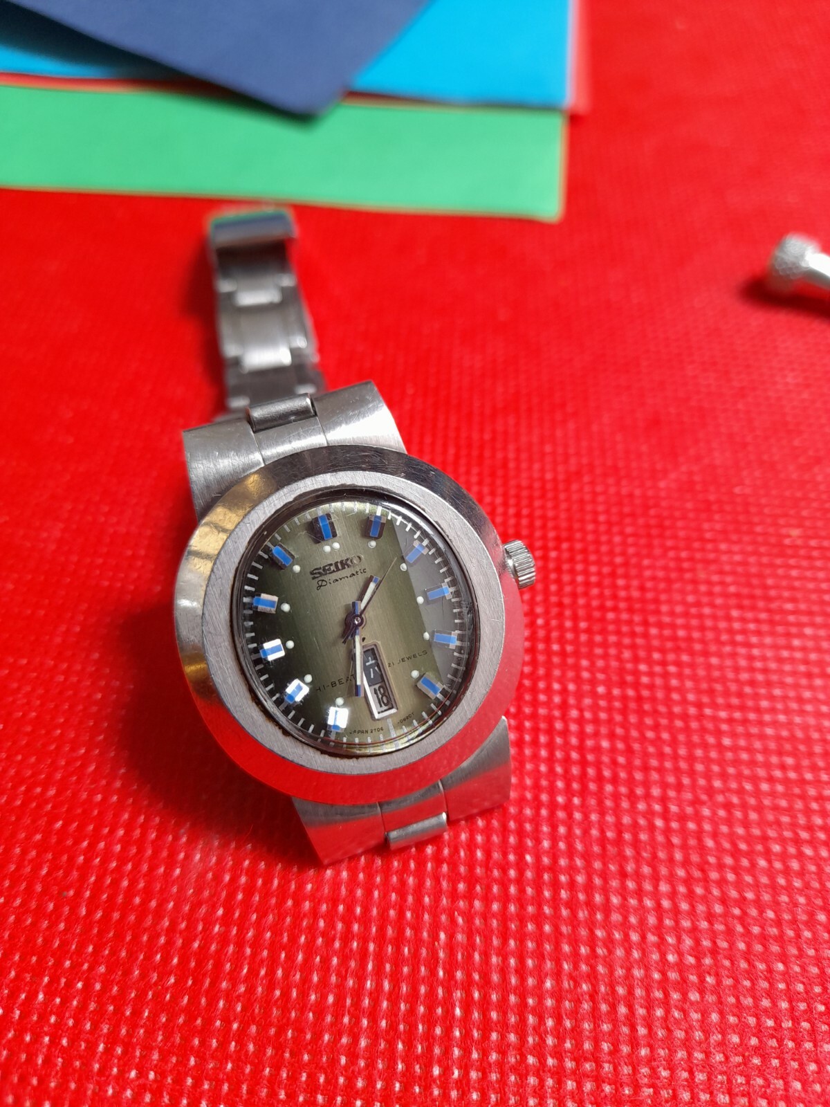 Vintage Seiko Works! Diamatic 2706 7060 Hi Beat 21 Jewel