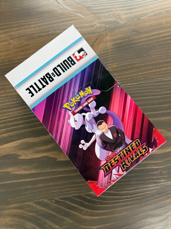海外版　DESTINED RIVALS 1BOX 未開封シュリンク付き Pokemon Destined Rivals (SV10) BUILD AND BATTLE SEALED DISPLAY BOX