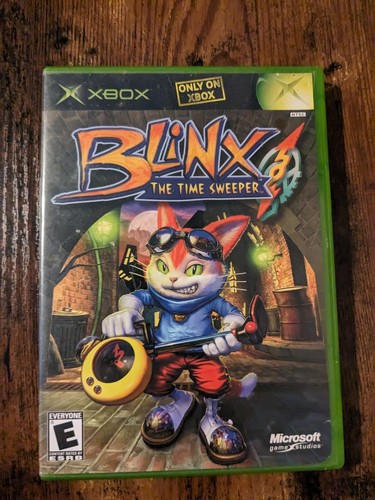 Blinx: The Time Sweeper (Microsoft Xbox, 2002) Complete Tested Working Free Ship