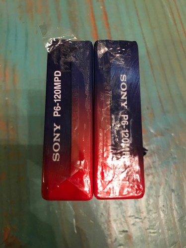 2 Pack Sony MP Video 8 Video Cassette Tapes 120 Minute New Standard Grade