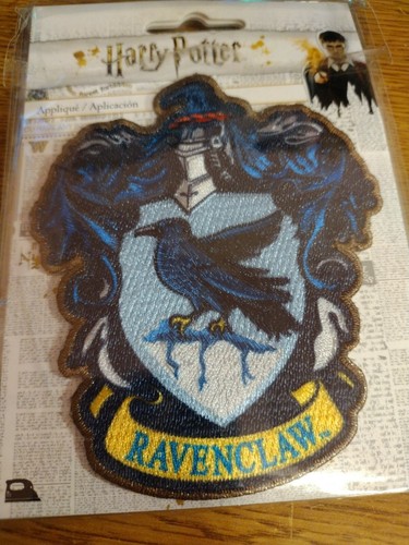 Harry Potter Ravenclaw Crest Sublimated Embroidered Iron On Patch 4 1/8"