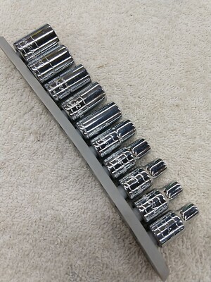 Duracraft Pro 10pc. 1/4dr. 6pt SAE  Socket Set. 5/32-1/2