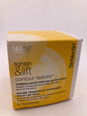 Strivectin NIA114 Tighten & Lift Contour Restore Moisture Balm Eyes 0.5oz