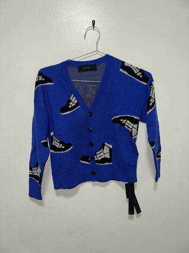 AAA グッズ 生写真 NEW AMIRI Kids Blue Skel Top Cardigan Size 4Y | eBay