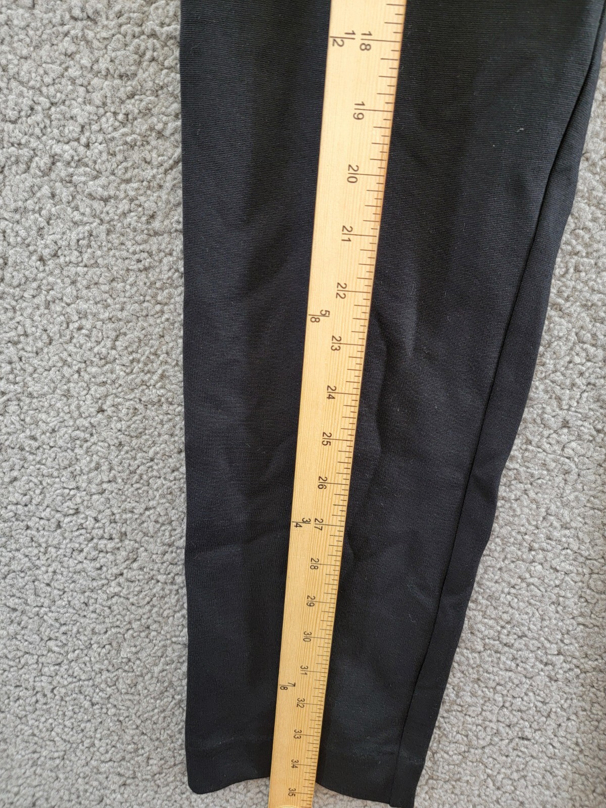 Lauren Ralph Lauren Ponte Straight Leg Ankle Pants Women's XS Black Zip Hook&Bar - Picture 9 of 18