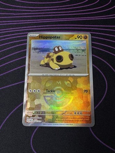 Hippopotas (052/131) Reverse Holo Master Ball | Prismatic Hippopotas (052/131) Reverse Holo Master Ball | Prismatic