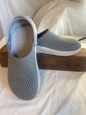 Unisex Crocs Lite Ride Slog Suberbly Cushioned Gray Tones-Size 10 (M) / 12 (W)