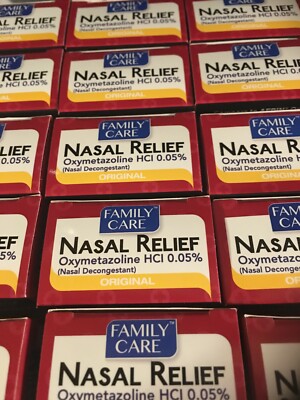 5 LOT 12 HR ORIGINAL NASAL RELIEF SPRAY Oxymetazoline HCL Decongestant