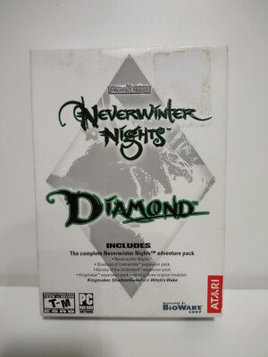 Neverwinter Nights Diamond PC DVD-ROM Atari New Sealed Cardboard Boxed Version