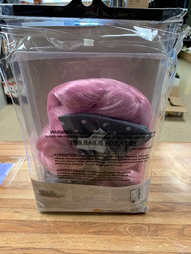 California Costumes Women’s Cosplay Doll Pink Wig W/ Bow 29334