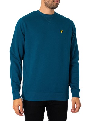 

Мужская толстовка с логотипом Lyle - Scott, синяя, Синий