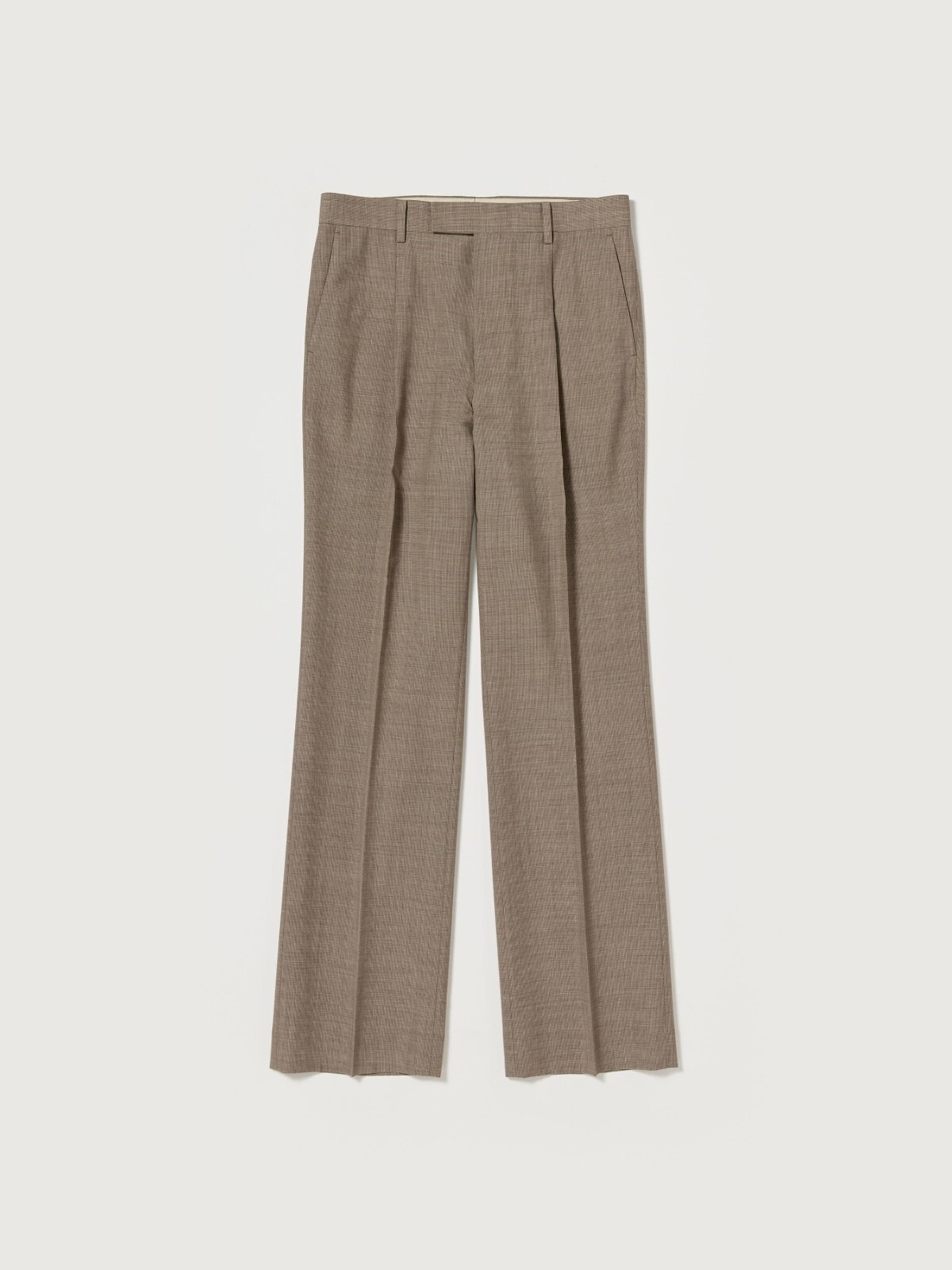 【auralee】TROPICAL WOOL KID MOHAIR ONE-TU AURALEE Tropical Wool Kid Mohair One-tuck Slacks - GRAY
