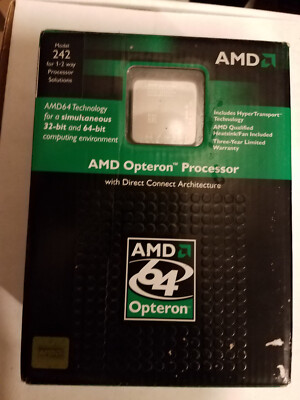 AMD Opteron 242  1.6 GHz 1MB Cache Socket 940 CPU OSA242CEP5AU